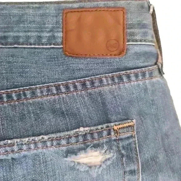 Adriano Goldschmied Womens Medium Wash The Nikki Crop Distressed Jean 29R - Picture 4 of 13